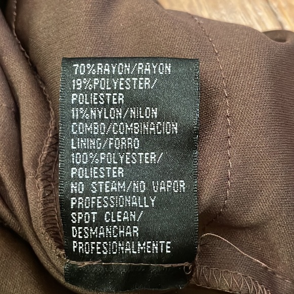 Brown Ruffle Dress - Picture 7 of 7